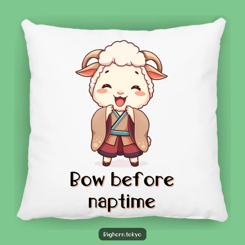 Soft Funny Sheep Kimono Bow Pillow: Cozy Comfort and Playful Humor Gift