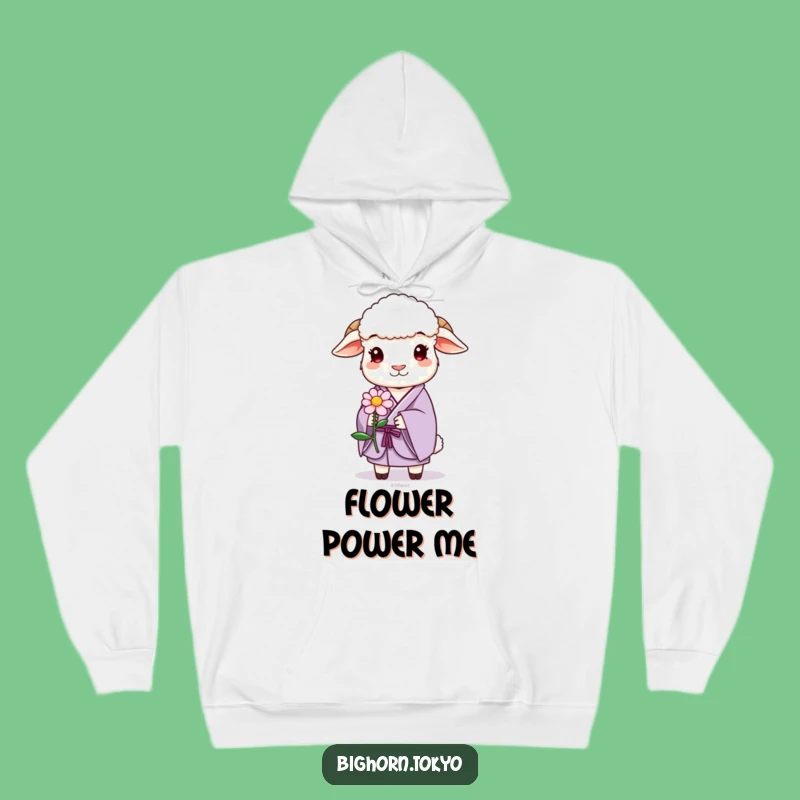 Funny Sheep Lavender Kimono Hoodie: Cozy Kindness and Gentle Humor